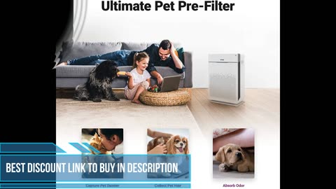 Winix HR900 Ultimate Pet 5 Stage True HEPA Filtration Air Purifier