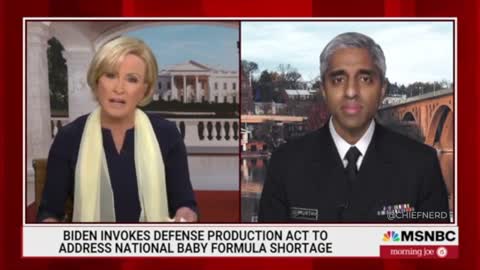 MSNBC's Mika Brzezinski GOES OFF on Biden's Surgeon General Over Baby Formula Crisis