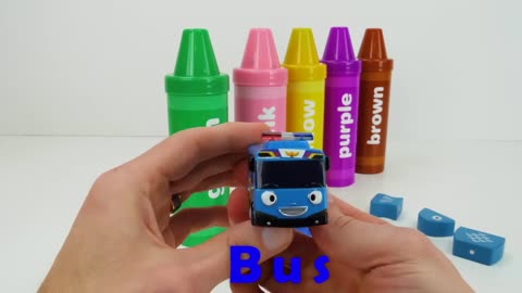 Best Learning Video for Toddlers Learn Colors with Crayon Surprises