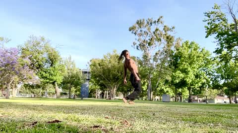 Guy Had Mixed Thoughts While Doing a Backflip