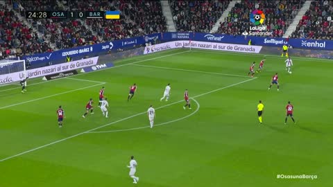 Resumen de CA Osasuna vs FC Barcelona (1-2)