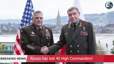 RUSSIA UKRAINE WAR Russia's 40 High-Ranking Generals Died in Ukraine