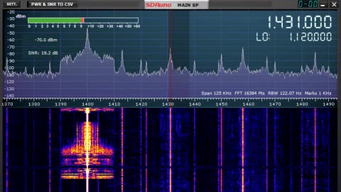 1431 KHz R Sawa, Djibouti E. Africa heard in Newfoundland 040718 MW DX AM