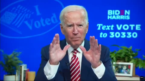 JOE BIDEN DISCUSSES VOTER FRAUD