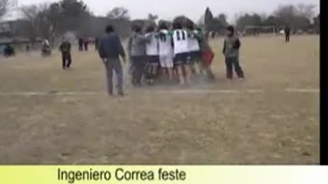 Semifinal: festejo de Ing. Correa por la clasificaciÃ³n 2