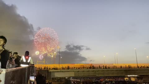 One of best fireworks in Japan Tokyo