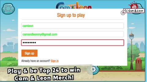 Cam & Leon Donut Hop Game Competition! | Online Game | Game for Kids