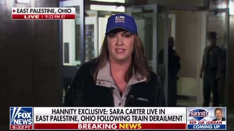 Sara Carter live in East Palestine Ohio