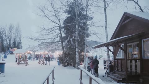 Skiing in Winter