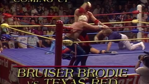 (1987.11.07) Bruiser Brody vs Texas Red (The Undertaker) - WCCW