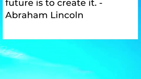 Abraham Lincoln best quotation