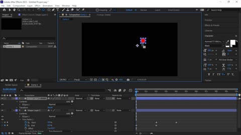 Adobe After Effects - Create Moving Object with Circle