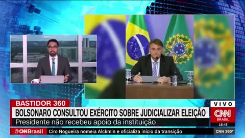 Bolsonaro consultou o Exército sobre judicializar a eleição | CNN 360º