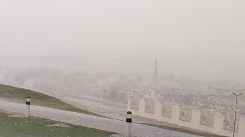 Rain fall at Bahria Town karachi