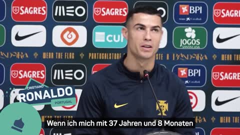 Über diese Frage kann Ronaldo nur lachen... _ WM 2022