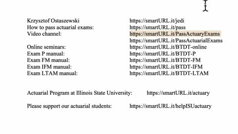 Exam LTAM exercise for November 13, 2021