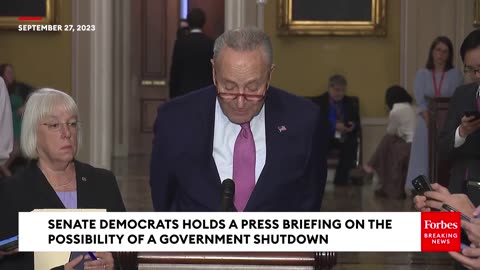 'It's A Bridge CR'- Schumer Touts Senate's Continuing Resolution To Avert Government Shutdown