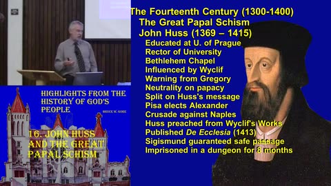 16. John Huss and the Papal Schism