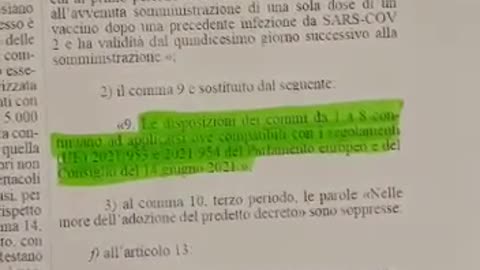 8 agosto 2021 IL GREEN PASS NON SERVE A NULLA. DENUNCIAMO, LA MAGISTRATURA CI DARÀ RAGIONE