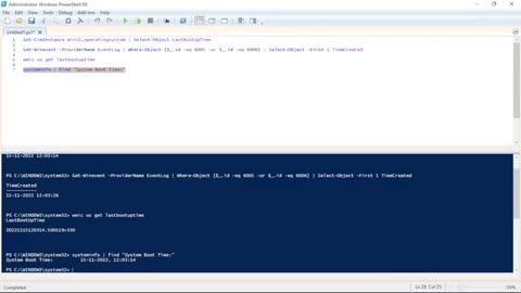 4 ways to get System LastBootUpTime with PowerShell