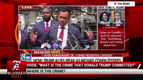 Vivek: "What Is The Crime That Donald Trump Committed?"