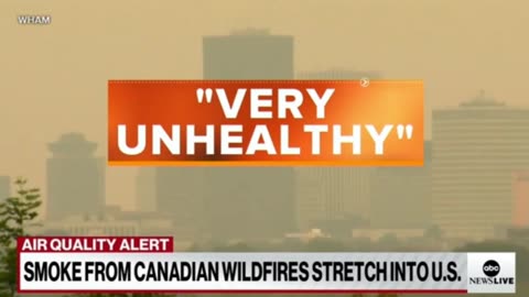 US Northeast ENGULFED by Canadian Wildfire Smoke