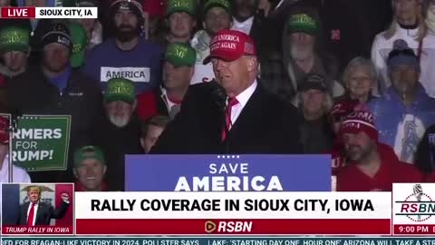 DJT IOWA rally 11-3-2022 Seasick!