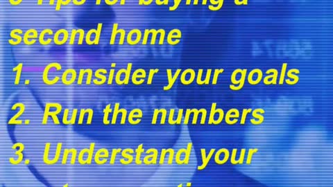 3 Tips for buying a second home