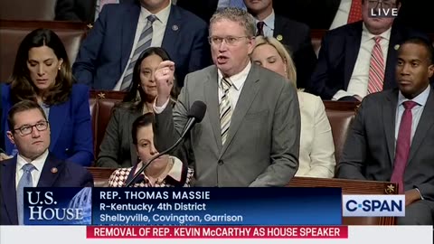 Thomas Massie has a great future as a stand up comic.