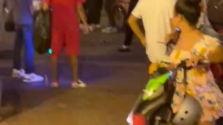 Pelea de imitadores en Centro de Cartagena