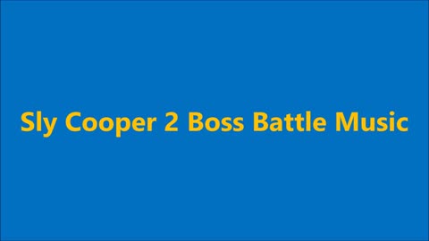 Gaming | Sly Cooper 2 Boss Battle Music (2004)