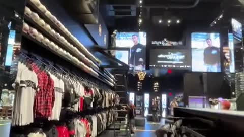 Sports clothing store