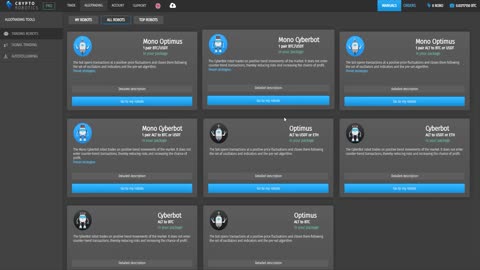 TOP CryptoRobotics Trading Bots | Optimus & Cyberbot | Best Crypto Trading Robots 2021