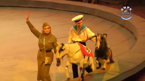 Christmas in russia: Nazi Goats And Monkeys In A Circus