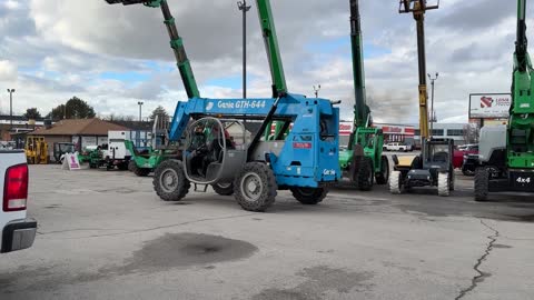 Telehandler Forklift 2006 Genie GTH-644 4x4x4 6,000 LB 44' Reach Diesel Telescopic Fork Lift