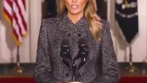 First Lady Melania Trump speech at Farewell