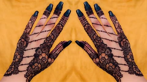 Indian bridal mehndi design / henna design