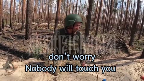 Ukrainian soldier got lost and became a pow