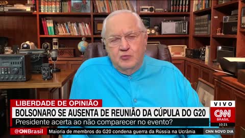 Boris Casoy: Ausência de Bolsonaro no G20 é compreensível - Liberdade de Opinião