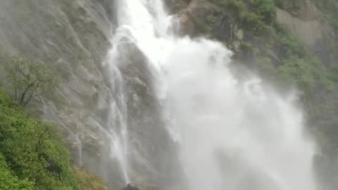 Beautiful waterfall uttarakhand