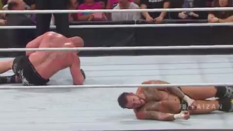 Brock Lesnar vs CM Punk No Disqualification Match