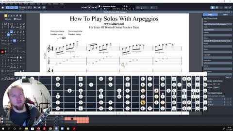 How To Play Solos With Arpeggios - Kitaratunnit Tampere