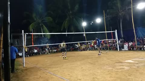 SVK - Setter Volley Karuvatta trial shots.. indian team player Kishore Kumar