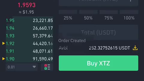 Advance Buy/Order in Trading.