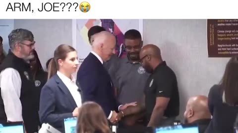 Biden gets a bit too intimate with black man