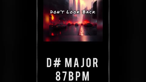 Upbeat Indie-pop Instrumental | D# Major | 87 bpm | "Don’t Look Back"