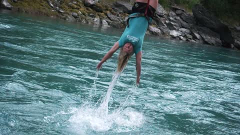 Extreme Bungy Jumping with Cliff Jump Shenanigans! Play On in New Zealand! 4K!