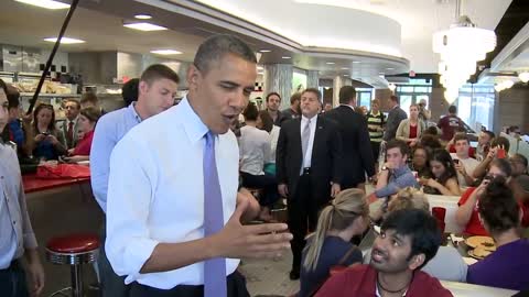 President Barack Obama Makes Surprise Visit