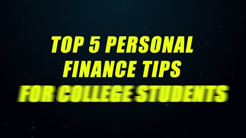 5 valuable pieces of financial advice for college students to help them manage their money wisely."