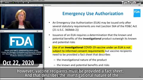 Violating Nuremberg Code: No Informed Consent Needed For EUA Vax